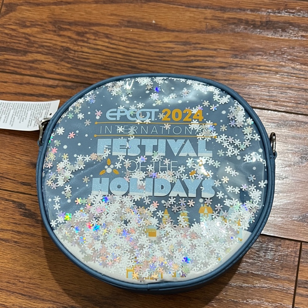 EPCOT Festival of the Holidays Blue Lug Bag